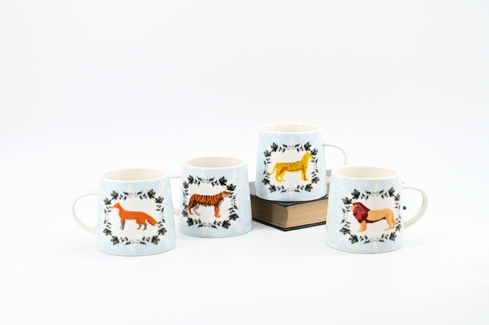 New bone china ceramics decal mug