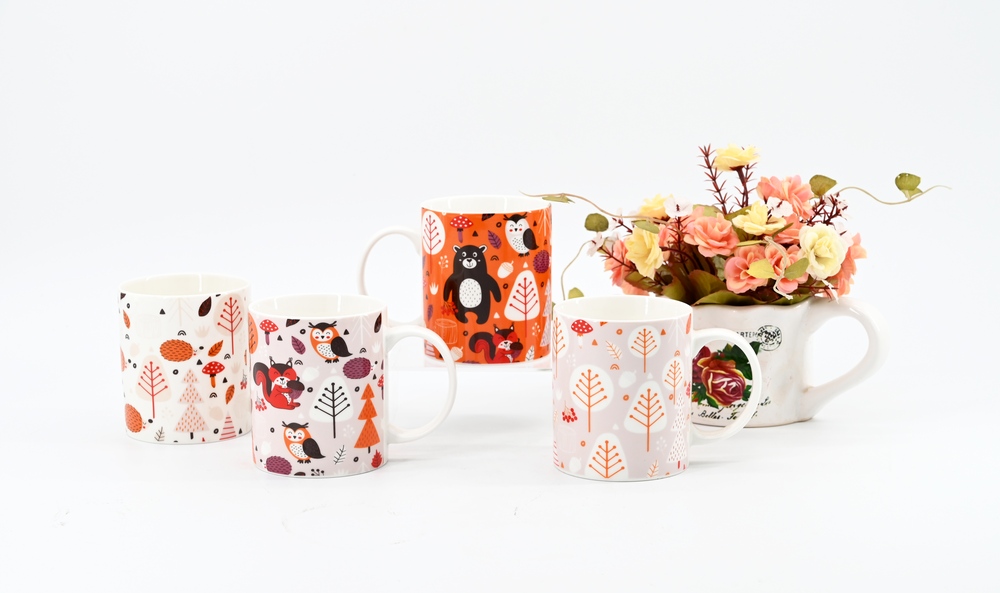 New bone china ceramics decal mug