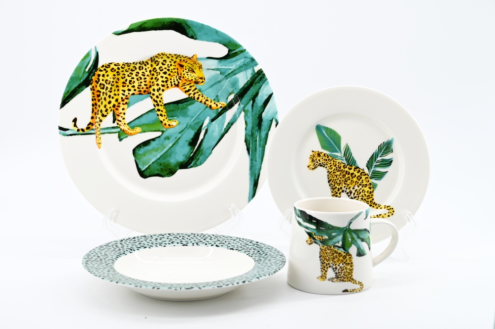 New bone china ceramics decal mug,plate