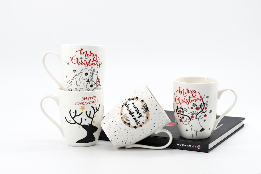  New bone china ceramics decal mug 